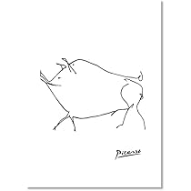 【24時間以内発送可！】ピカソ・OLUNDA・アート額装画　(動物画5体) 24時間以内発送可！】ピカソ・OLUNDA・アート額装画(動物画5体)